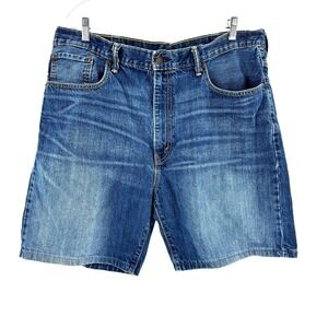 Levi's 569 Relaxed Fit Jean Shorts Men's Size 38 Denim Bermuda Outdoors Casual
